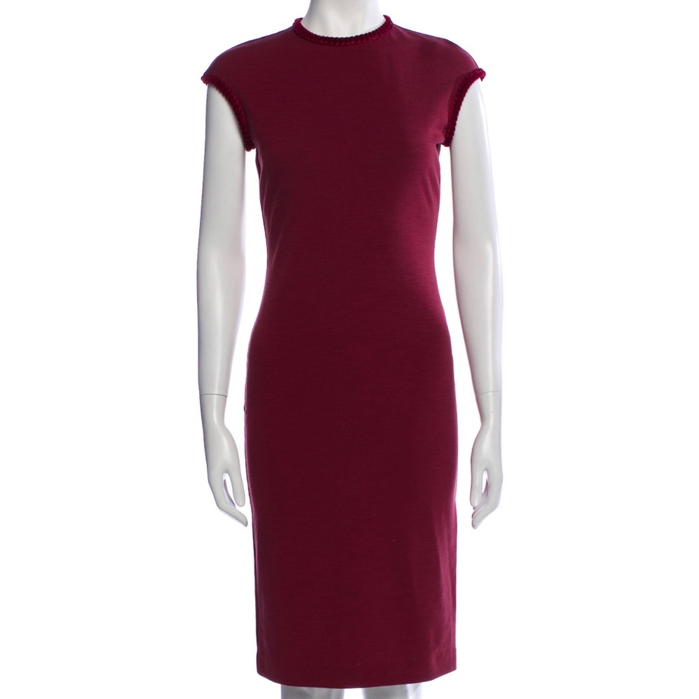 Dsquared² Virgin Wool Sheath Dress